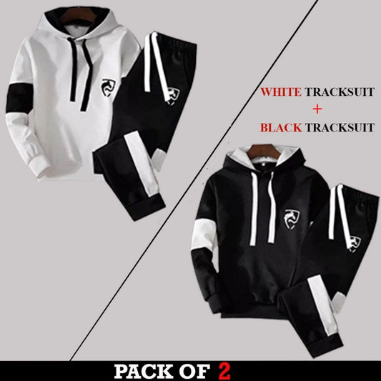 Deal Of 2 Tracksuits (White + Black)